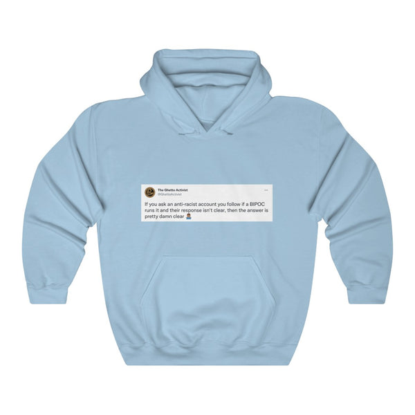Support BIPOC Activist Accounts - Hooded Sweatshirt