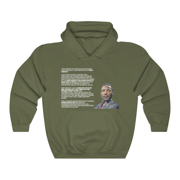 MLK Quote - Unisex Heavy Blend™ Hooded Sweatshirt
