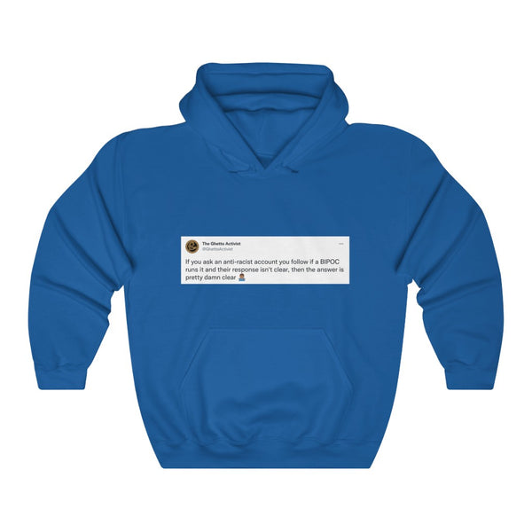 Support BIPOC Activist Accounts - Hooded Sweatshirt