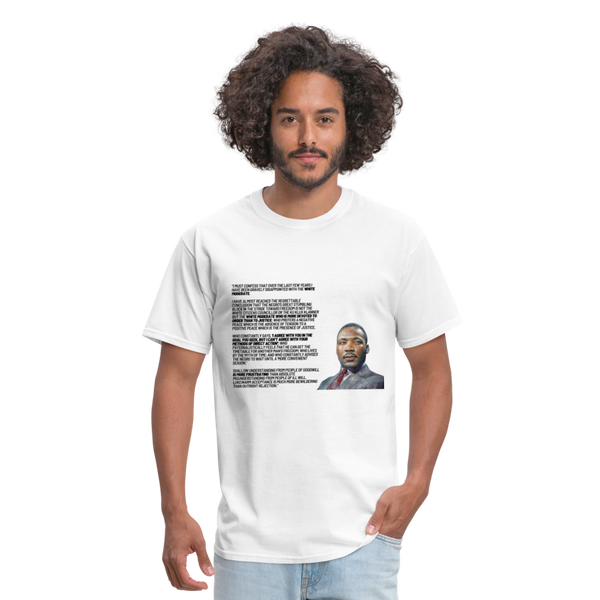 Martin Luther King Jr Quote - Unisex Classic T-Shirt - white