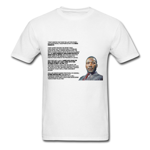 Martin Luther King Jr Quote - Unisex Classic T-Shirt - white