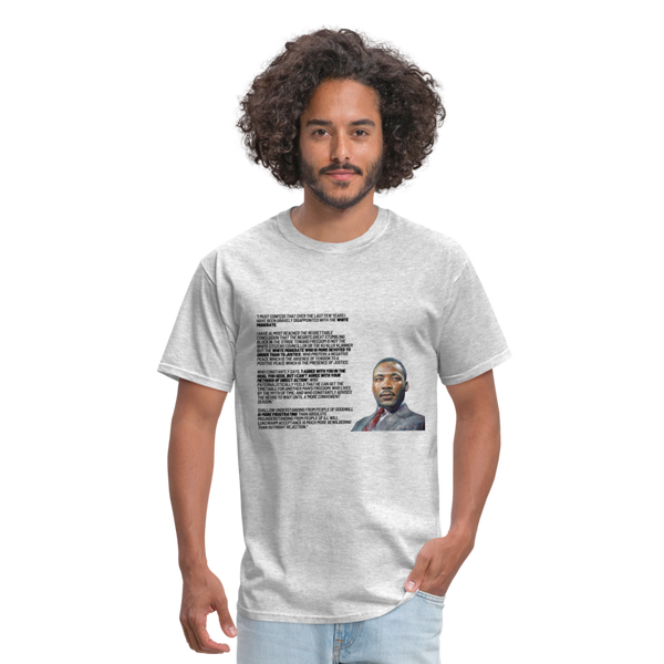 Martin Luther King Jr Quote - Unisex Classic T-Shirt - heather gray