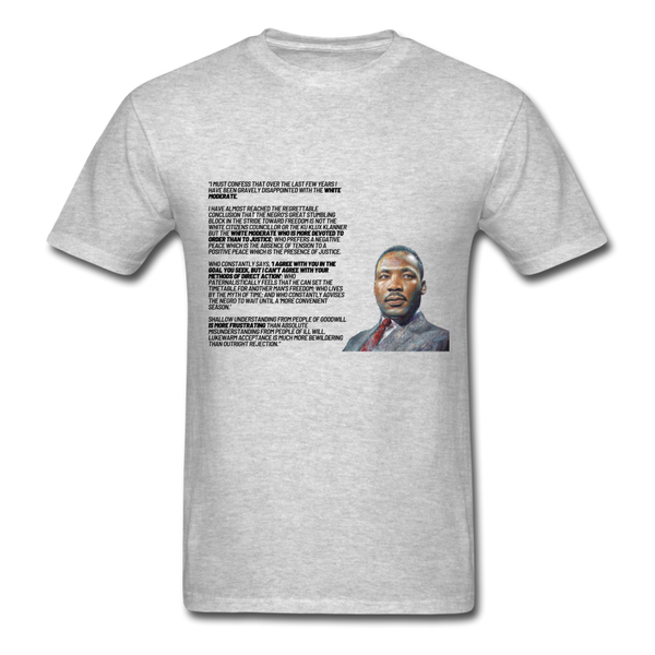 Martin Luther King Jr Quote - Unisex Classic T-Shirt - heather gray